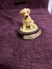 Puppies by Leonardo Yellow Labrador Figurine Ornament