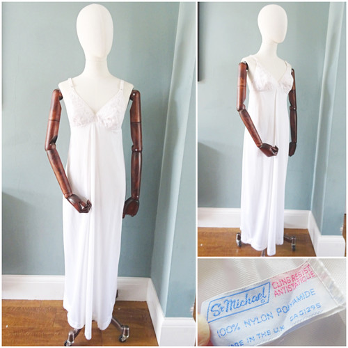 Vintage full slip petticoat - vintage,