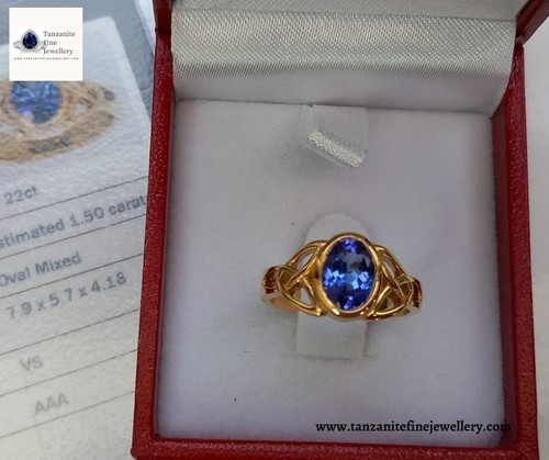Aaaa tanzanite solitaire - aaaa,