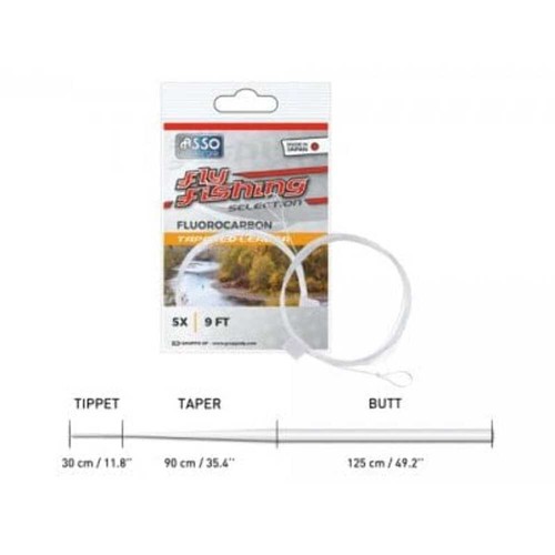 Asso fluorocarbon tapered - asso,