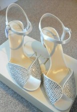 No1 Jenny Packham Ivory Embellished Puchay Wedding Bridal Occasion Sandals Shoes