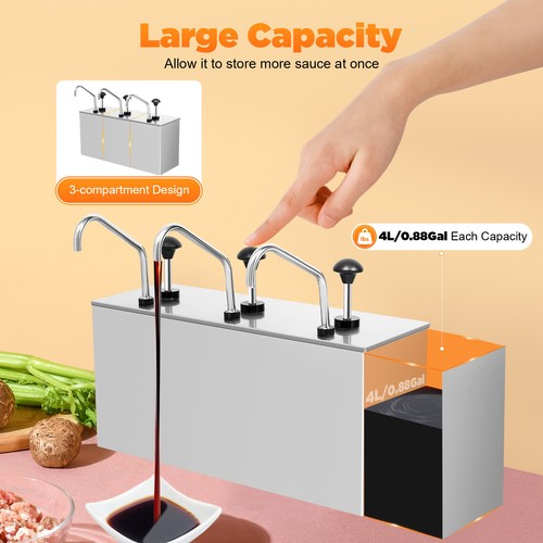 23qt sauce dispenser - sauce,