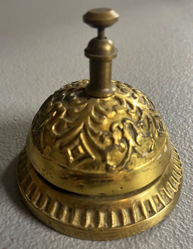 Vintage brass service bell - brass,