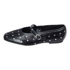 M&S Collection Studded Buckle Flat Ballet Pumps RRP £39.50