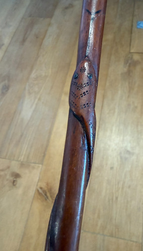 Antique walking cane - walking,