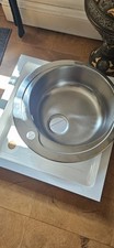 Stainless Steel Camper Sink Caravan Motorhome RV Basin Waste Kit