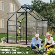 6x4 FT Greenhouse, Walk-in