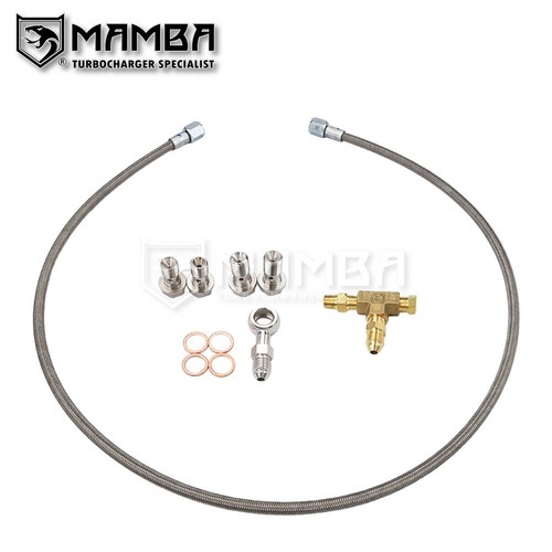 Universal turbo oil feed line - universal,