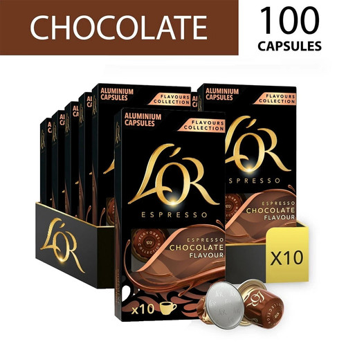 100 nespresso capsules - l'or,