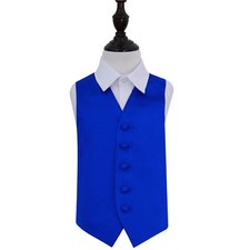 Royal blue satin - blue, solid