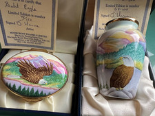 MOORCROFT PAIR ENAMELS