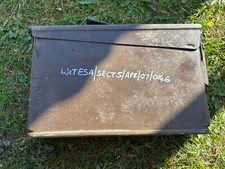 British Military Surplus Storage Box /30 Cal-7.62mm Ammo  Ammunition Boxes Ref 1