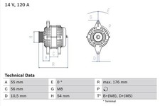 Bosch Generator For Chevrolet