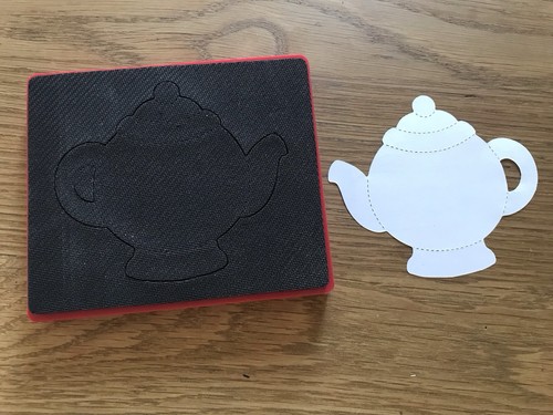 Large teapot 0908 sizzix - teapot, 38-0908