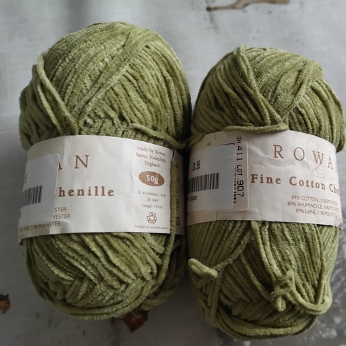 50g rowan fine cotton - 2x,