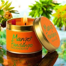 Brand New MANGO FANDANGO LILY FLAME TIN CANDLE- Gift