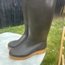 Aigle brown wellington boots - brown,