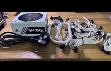 Corsair RM750x 750W 80 Plus Gold Fully Modular Power Supply - White