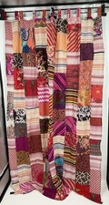 Indian Sari Patchwork Curtain