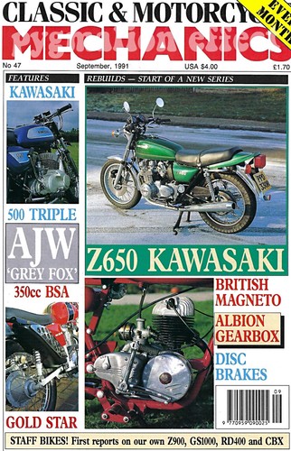 Ajs grey fox z650 kawasaki - ajs,