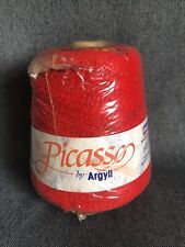 ARGYLL PICASSO 4 PLY MACHINE KNITTING ACRYLIC YARN 350g NEW RANDOM COLOURS