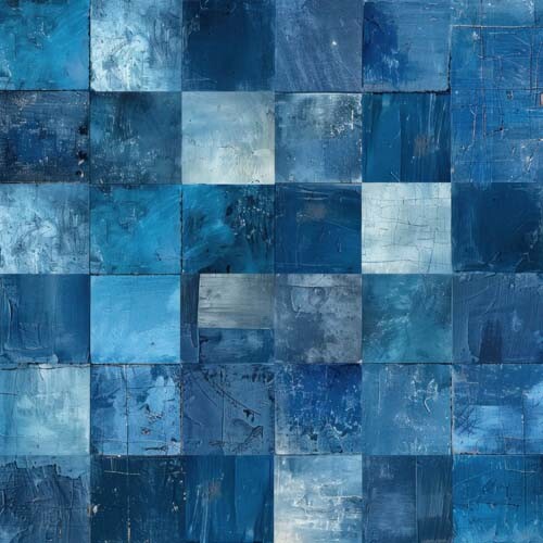 20x blue peel and - stick, tiles