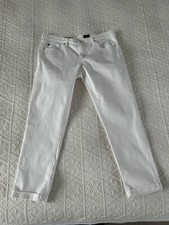 AG white jeans, the Stilt roll up. Size 31, New never worn. Orig cost £160.