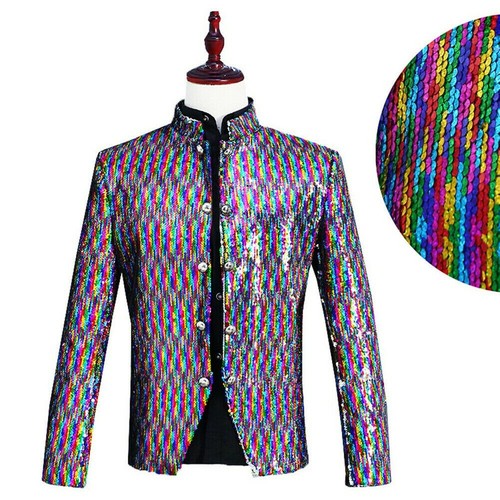 Mens glitter sequin suit - glitter,