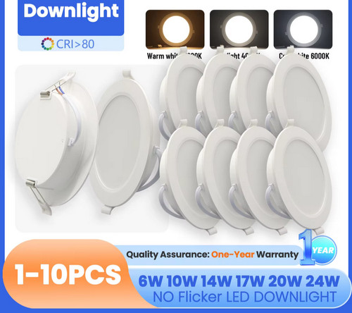 Ultra slim recessed round led - recessed,
