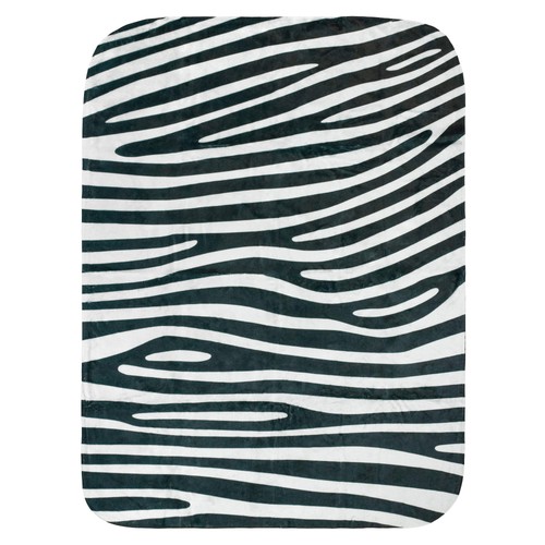 Zebra print throw blanket - zebra,
