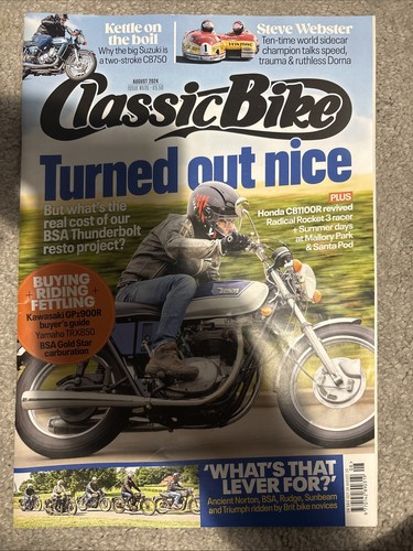 Classic bike magazine - classic, august