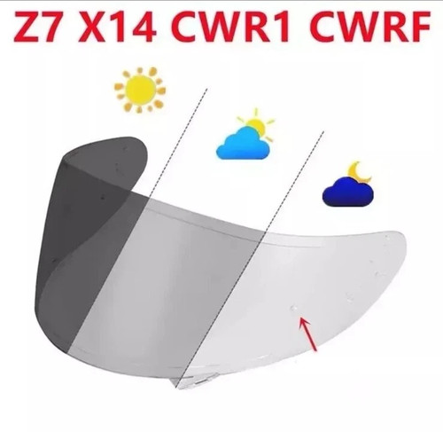 Shoei cwr photochromic visor - shoei, cwr-1