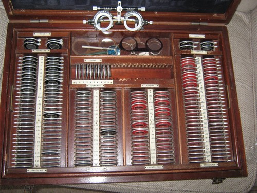 Vintage optician lens - optician,