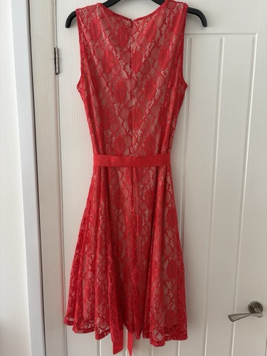 Kaliko women red lace dress - lace,