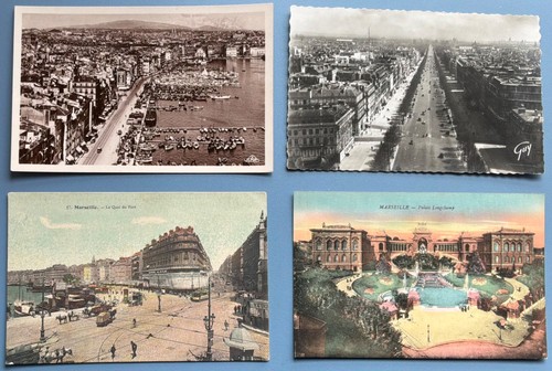 Marseille postcards trams - marseille, 4