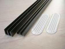 Vivarium glass track runners