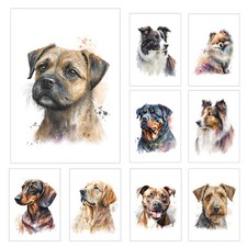 Dog breeds print wall art - breeds,