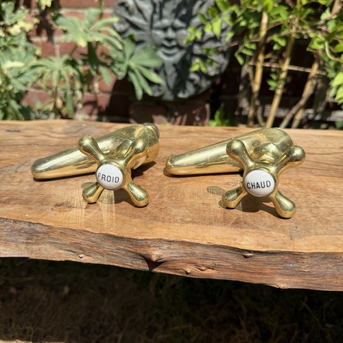 Vintage solid brass basin - solid,
