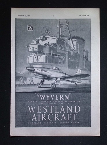 Original 1947 advert westland - 1947,