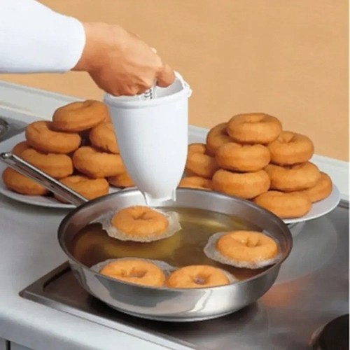 Manual donut maker dispenser - donut,