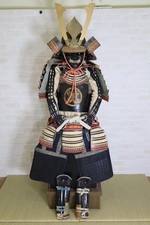Samurai Iron Armor Yoroi Wearable Life-size Japanese Vintage Kabuto
