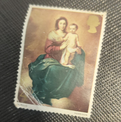 Decimal christmas stamp - uk, 2p
