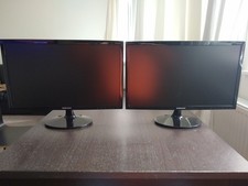 2 x Samsung S22D300H Monitors, 22" Full HD 1920x1080p, TN 5ms HDMI VGA Free Post