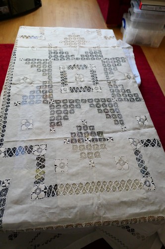 Vintage large white - vintage, table