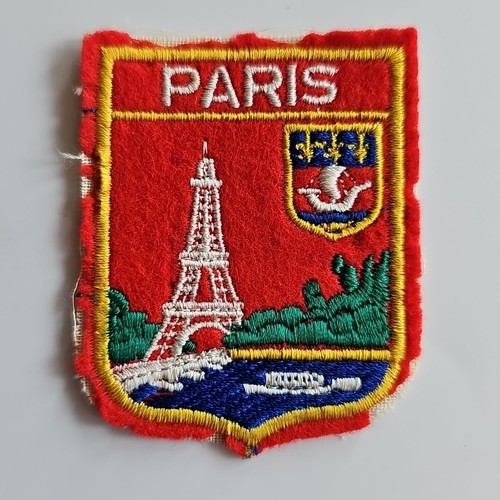Paris woven cloth patch badge - paris,