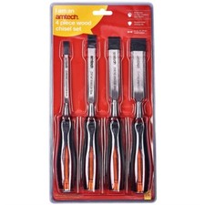 4pc GO THRU WOOD CHISEL SET