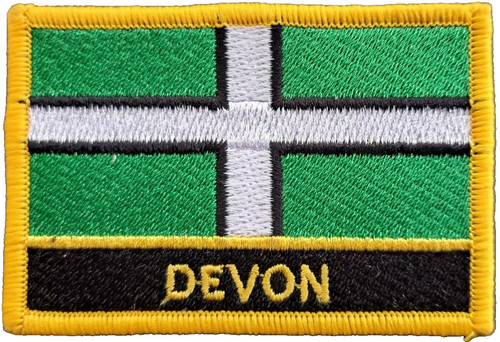 Devon county flag - county, embroidered