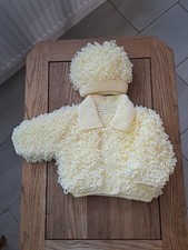 Hand Knitted Baby Loopy Jacket
