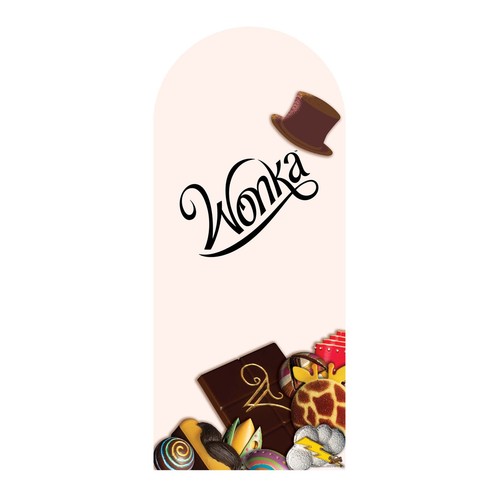 Wonka chocolate bar backdrop - wonka,