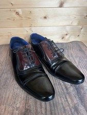 Ted Baker London Men’s Oxford Dress Shoes – Size 9 – Black & Burgundy